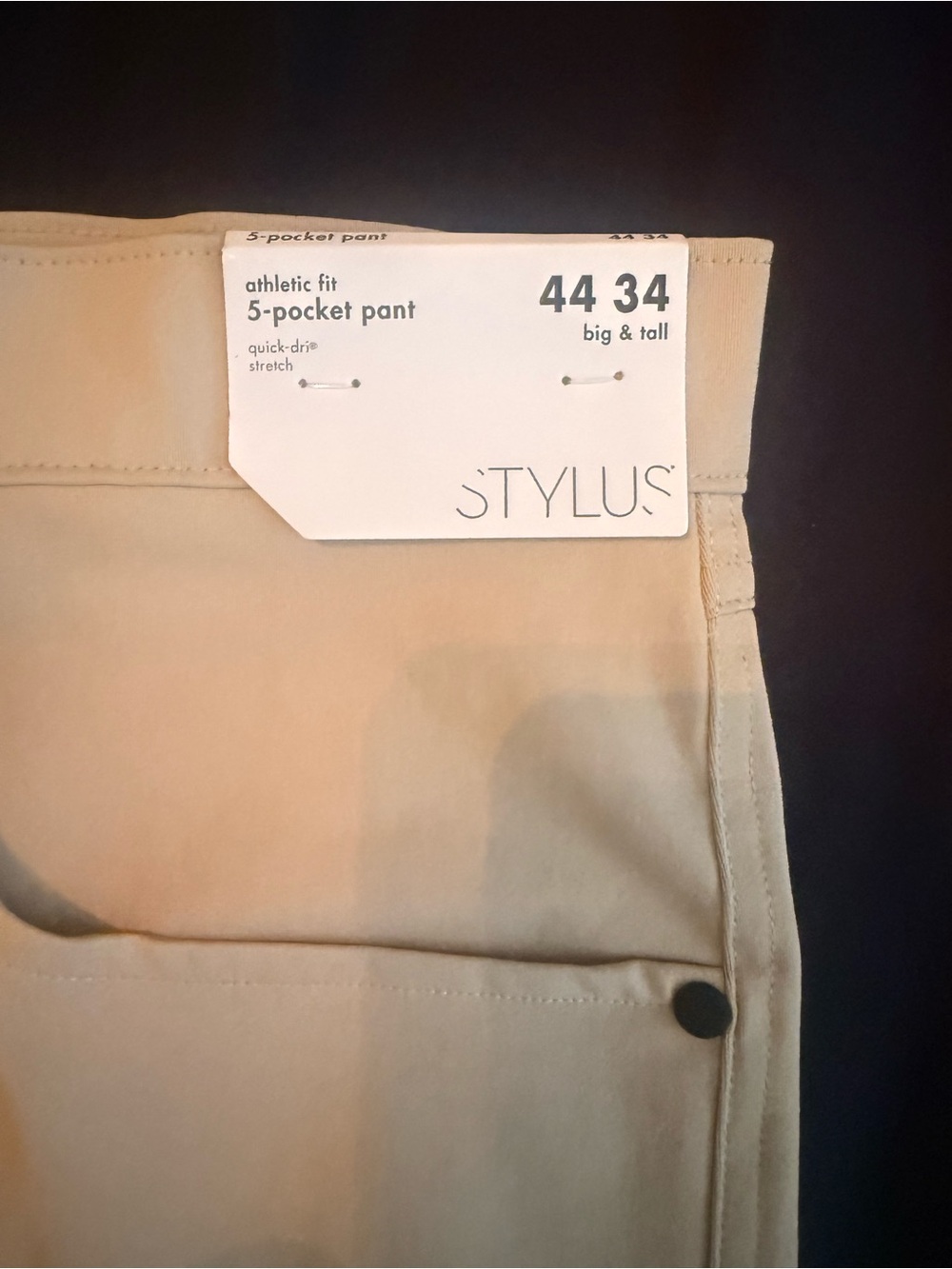 STYLUS Men’s Chino Pants - Khaki